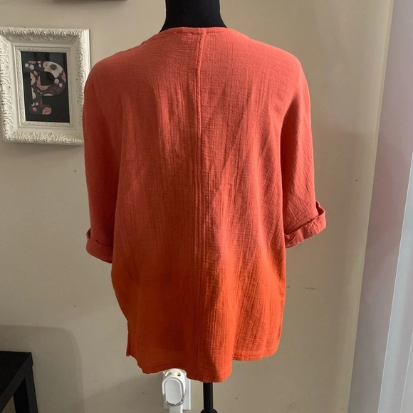Anthropologie Dolan Ombré Oversized Lounge Tee - Picture 9 of 11
